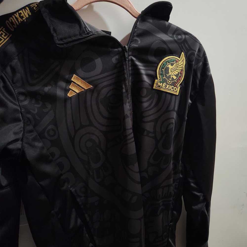 Black Graphic Men's Jacket - Picture 4 of 4